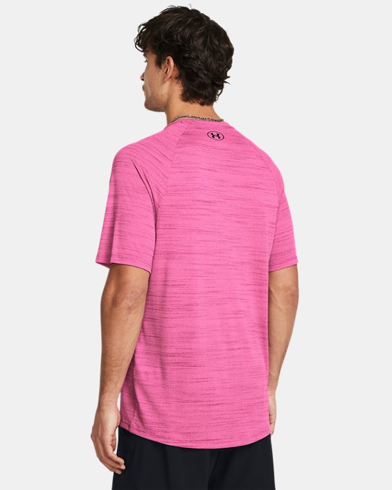 Tee-shirt à manches courtes UA Tech™ 2.0 Tiger pour homme, Pink, pdpMainDesktop image number 1